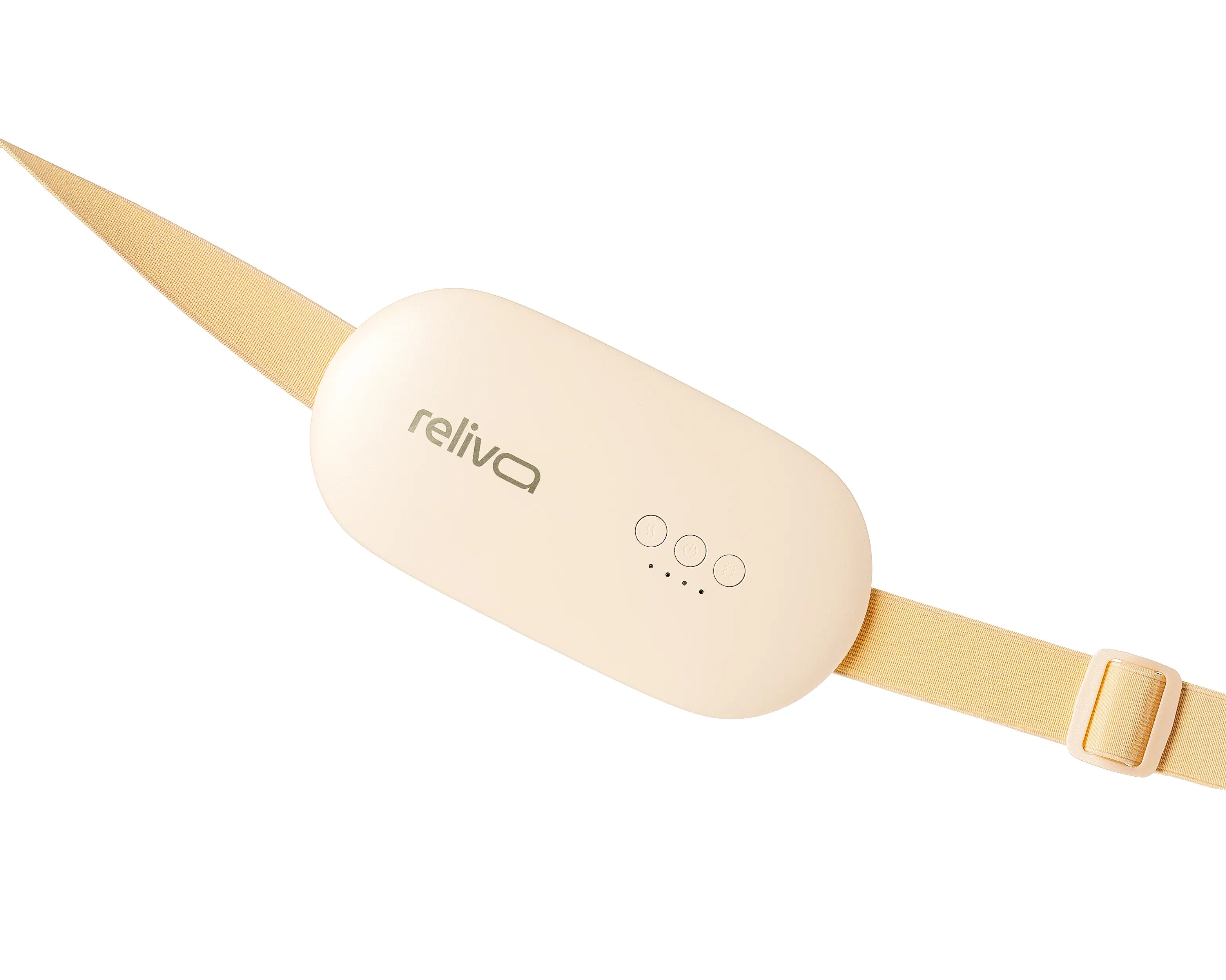 حزام تخفيف الام الدورة الشهرية بلون بيج- Beige menstrual pain relief belt