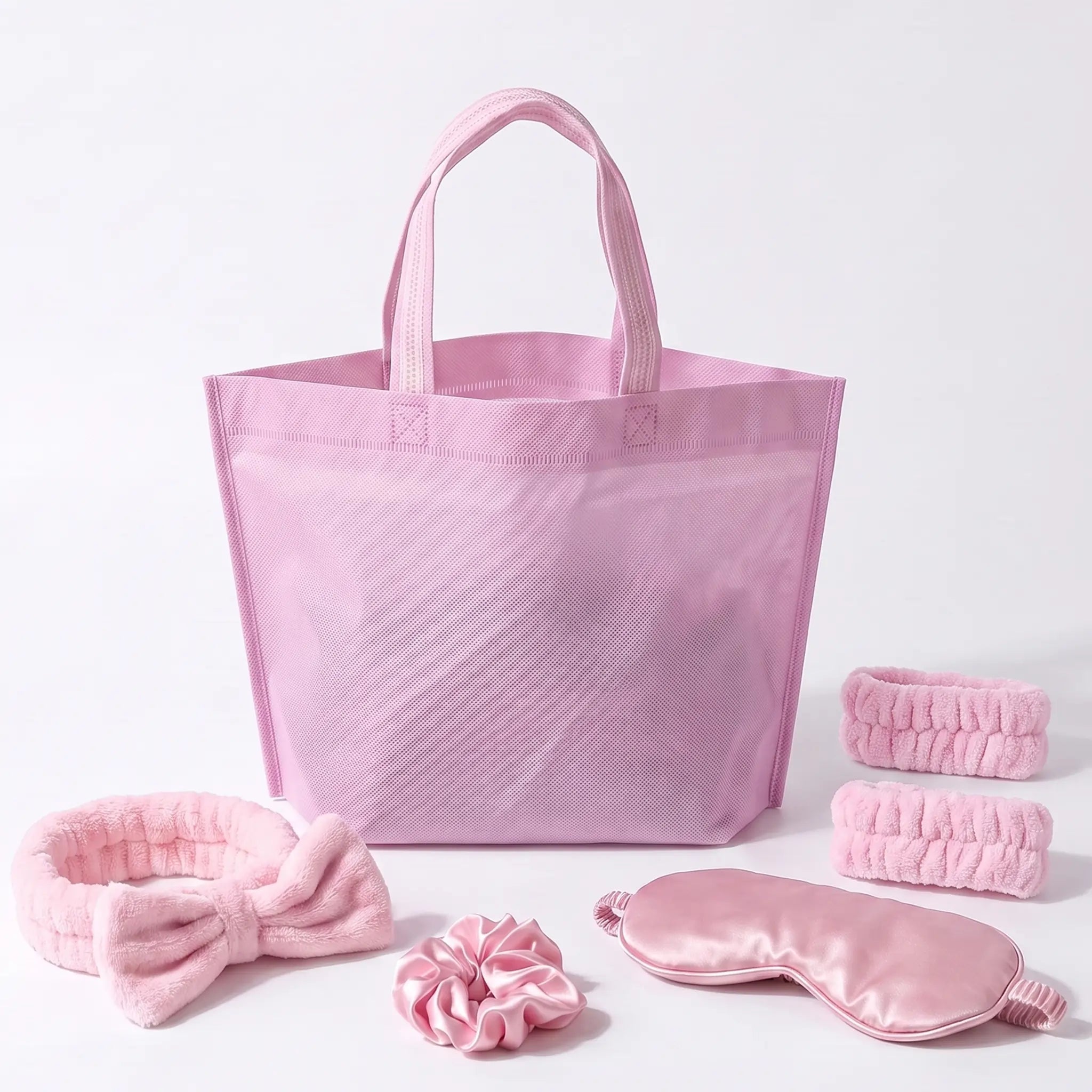 Reliva Comfy Night Set - 6-piece self-care spa kit with eye mask, headband, scrunchie and pouch | مجموعة ريليڤا للاسترخاء - طقم عناية ٦ قطع